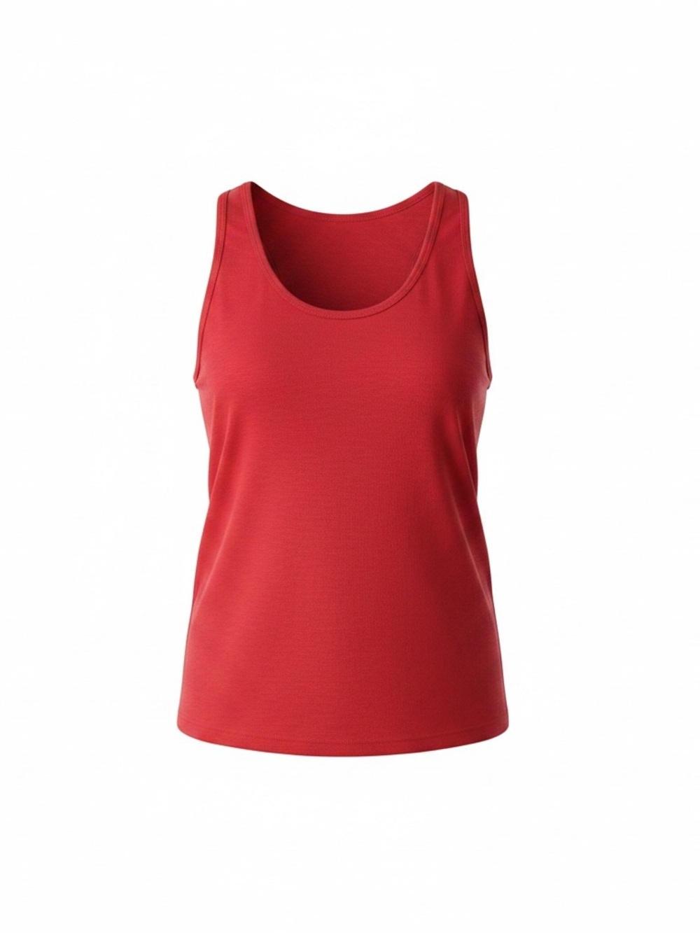 Catherines Red Scoop Neck Tank Top